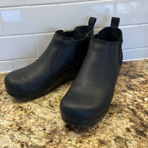 Dansko Frankie Black Oiled boots used size 39